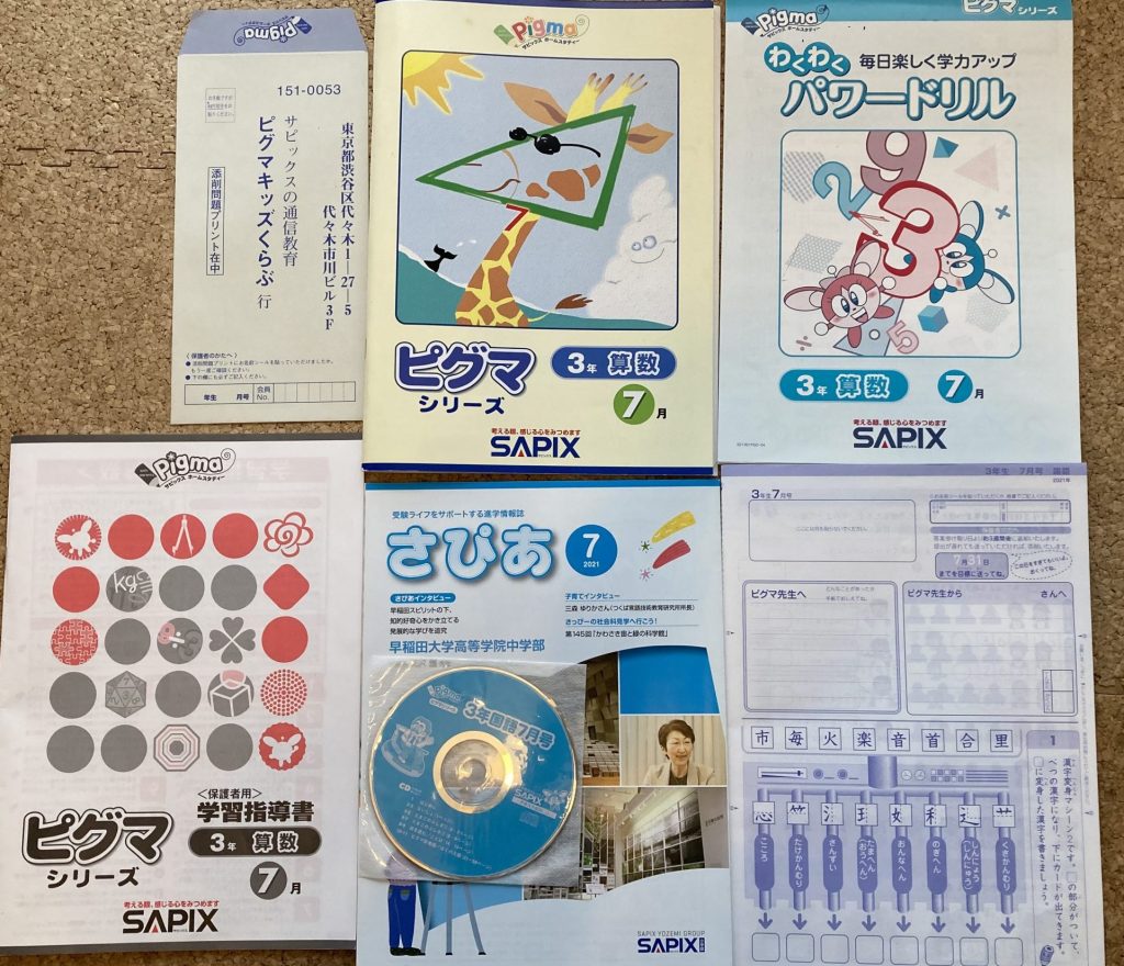 オンライン再販業者 ピグマ SAPIX ピグマキッズ 3年生 一年分 本・音楽